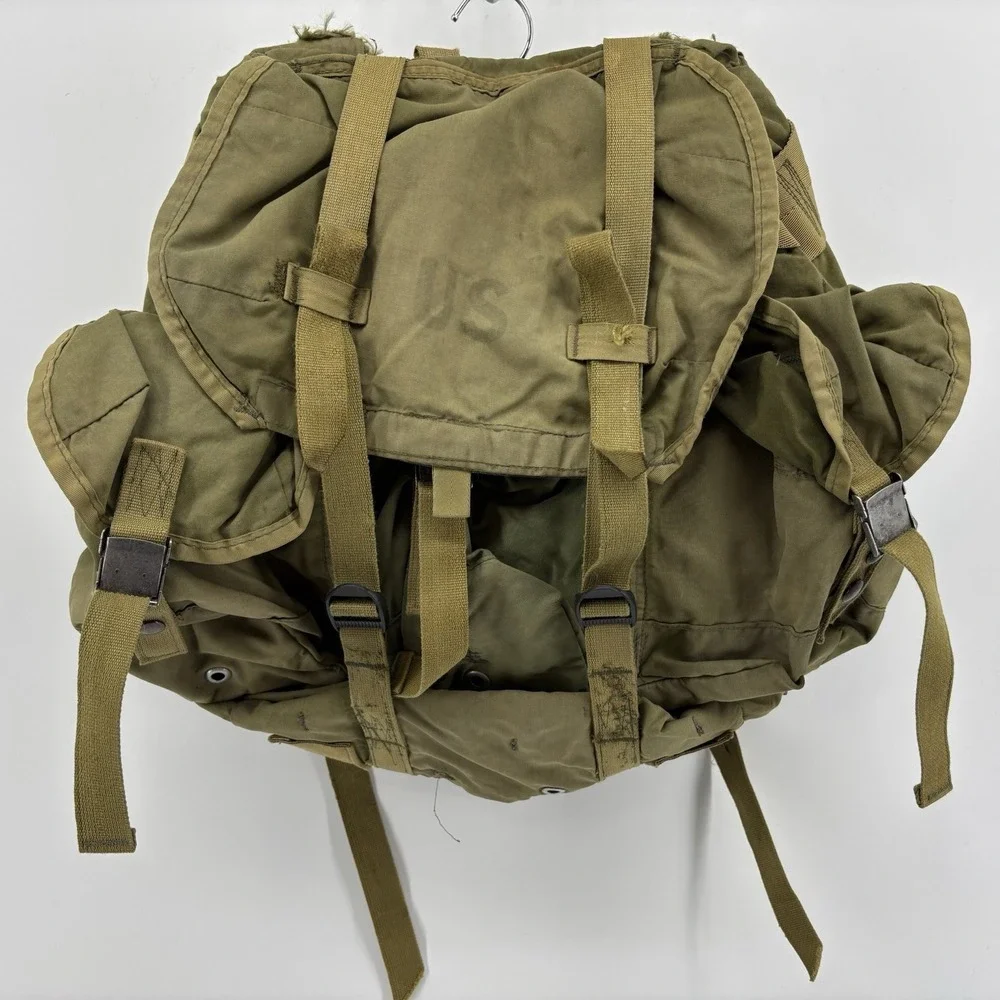 US Army Military LC-1 Medium Combat Field Pack Alice Backpack No Frame Rucksack